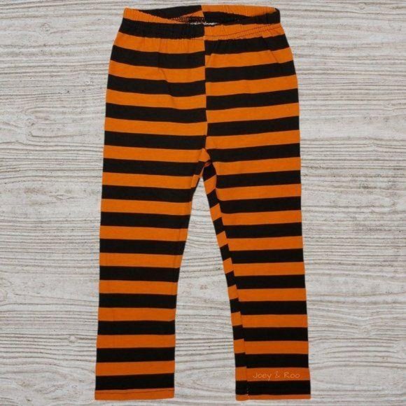 Halloween Black Cat Ruffle Striped Outfit Set - Picture 4 of 5